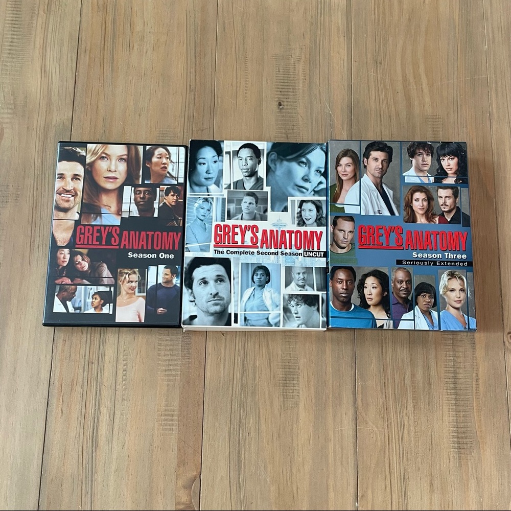 Grey’s Anatomy | Complete Seasons 1-3 DVD Sets
